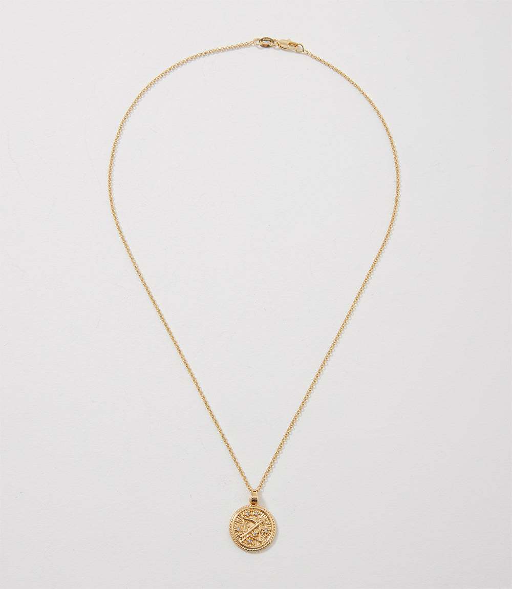 Sagittarius Coin Necklace