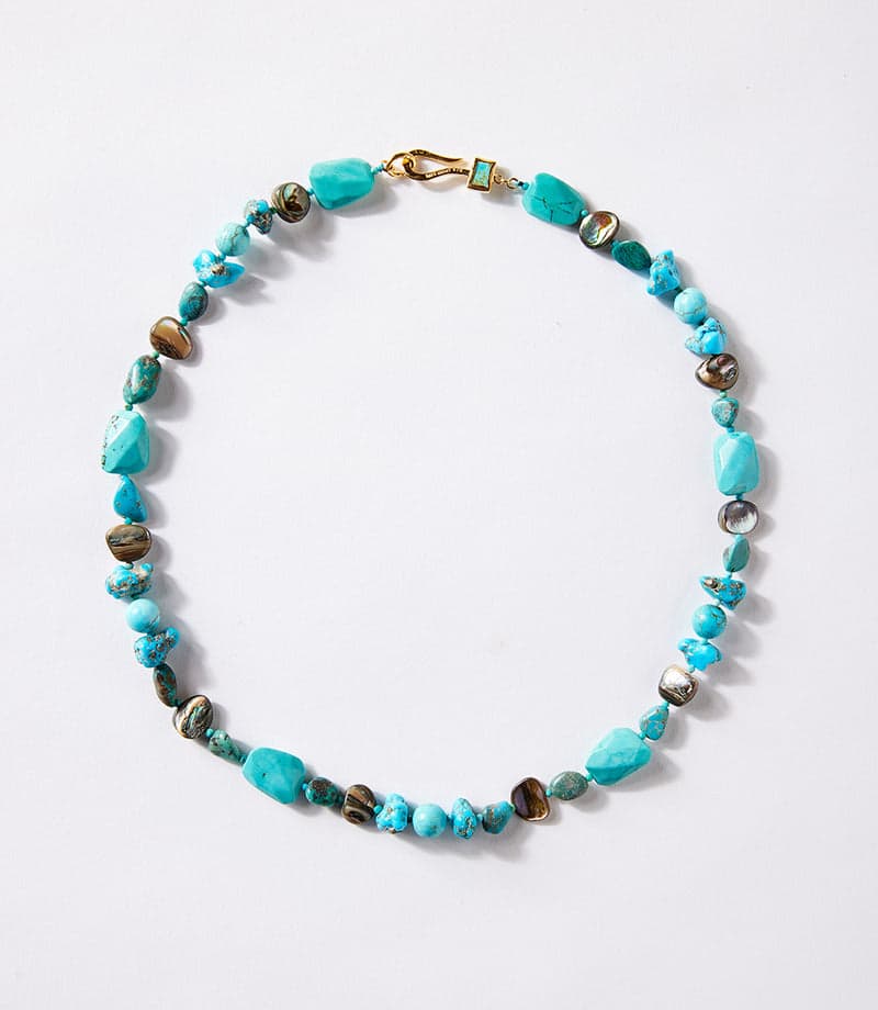 Chan Luu Turquoise And Gemstone Necklace