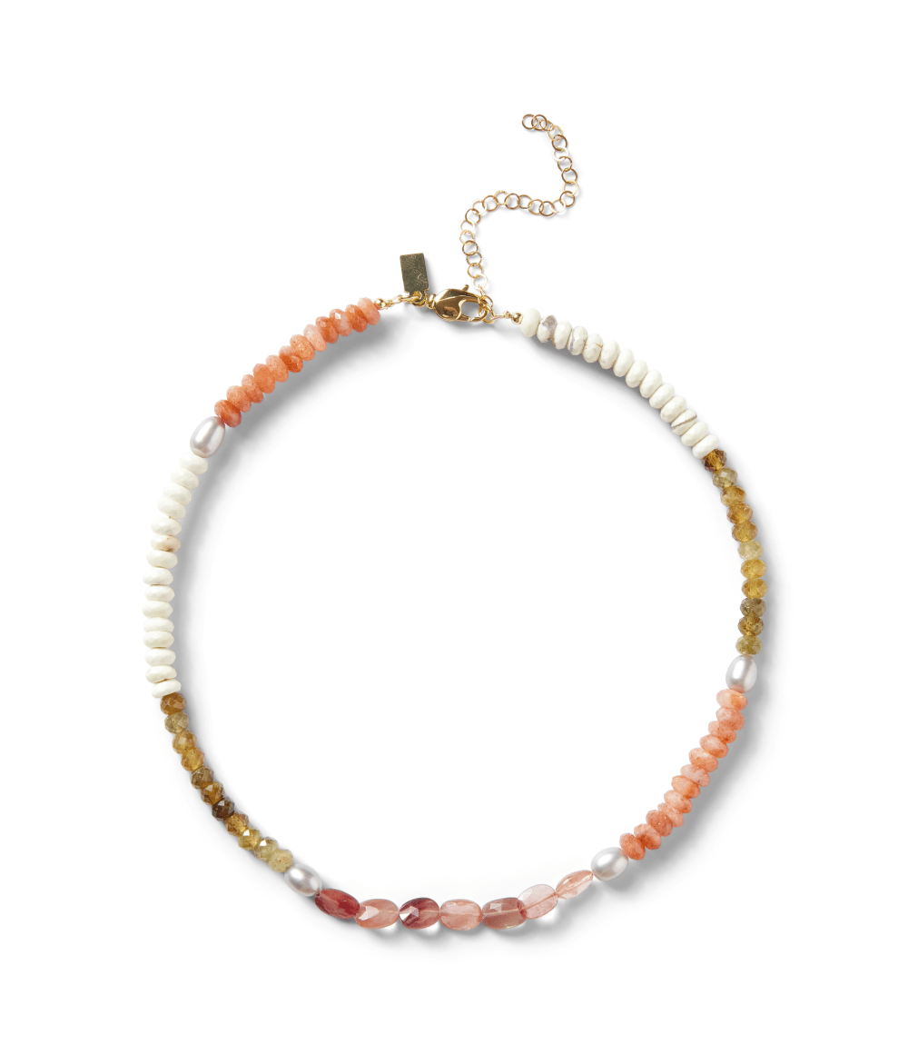 Beaded Gemstone Necklace