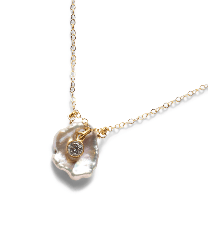 Crystal Pearl Necklace