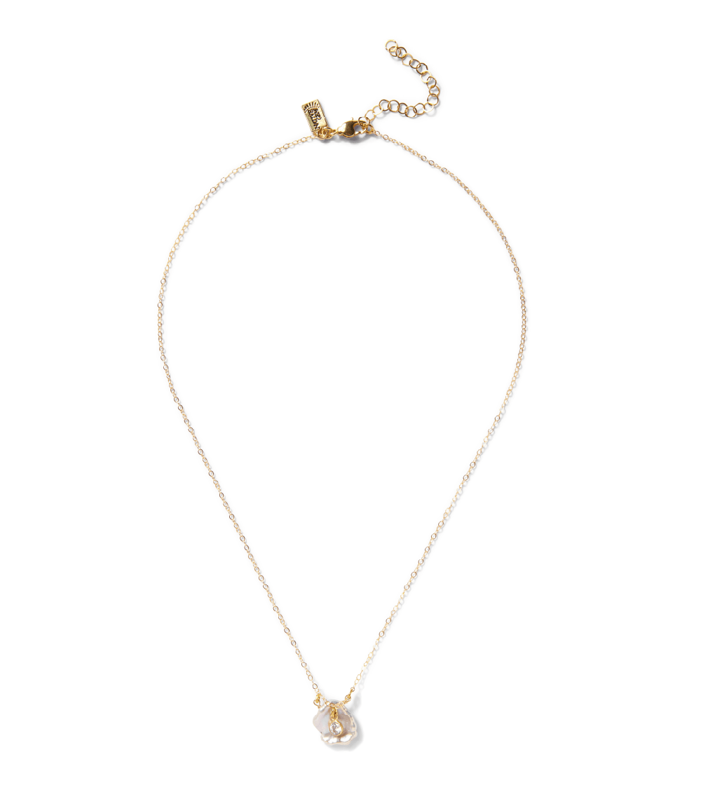 Crystal Pearl Necklace