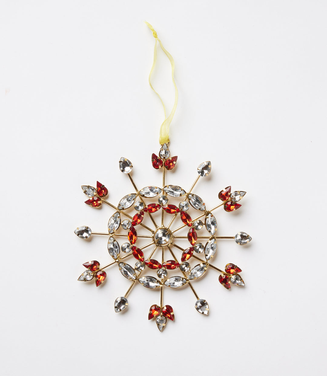Red & Gold Jeweled Ornament