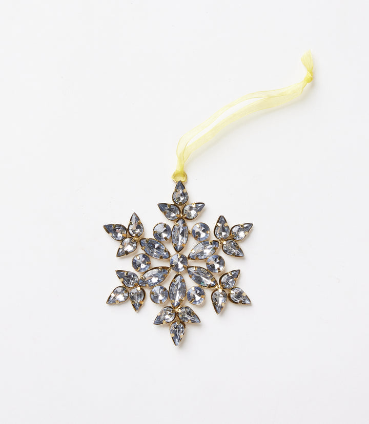 Silver Snowflake Ornament
