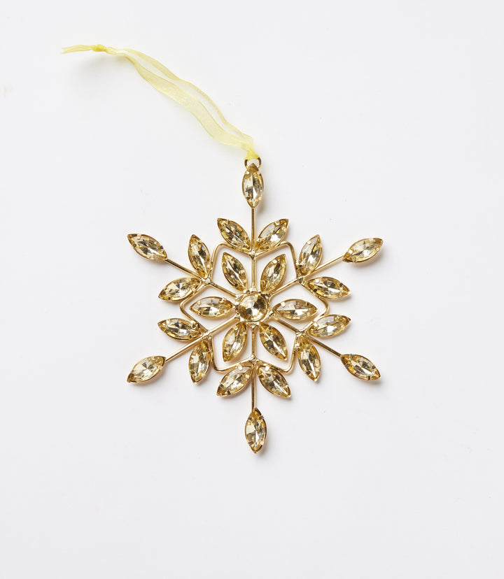 Jeweled Snowflake Ornament