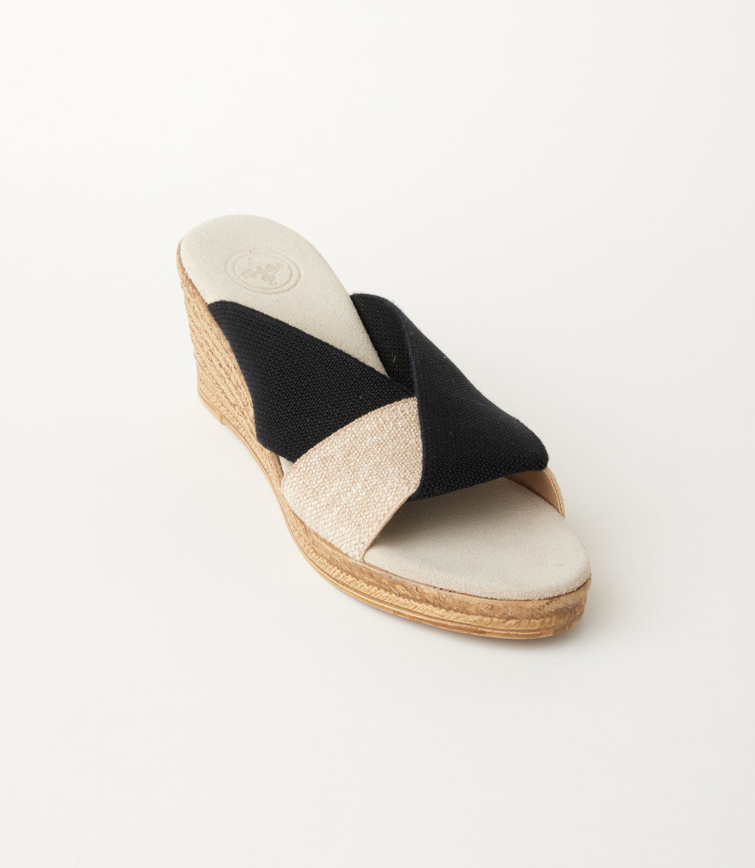 Charleston Shoes Porter Two-Tone Wedge Sandals