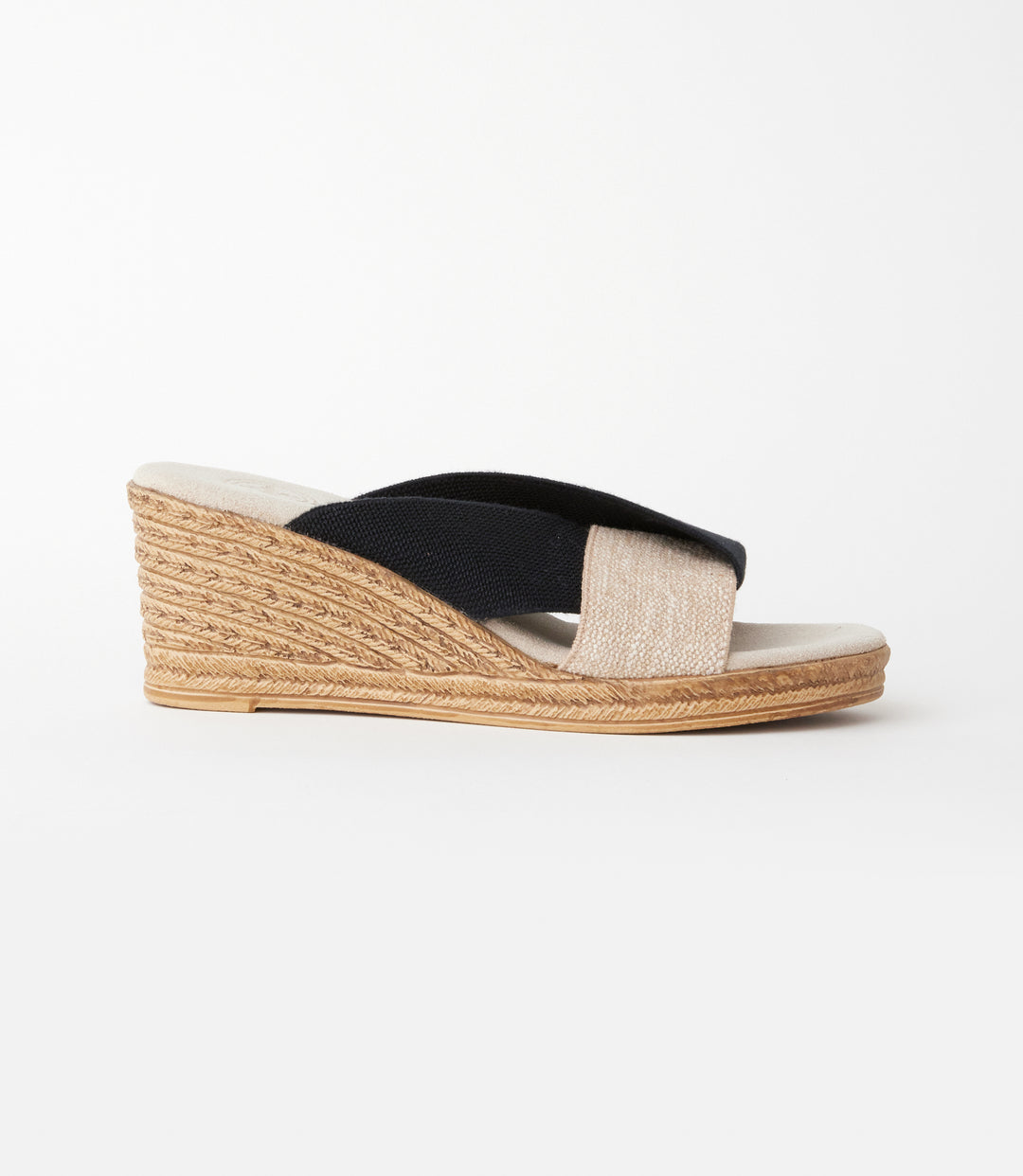 Charleston Shoes Porter Two-Tone Wedge Sandals