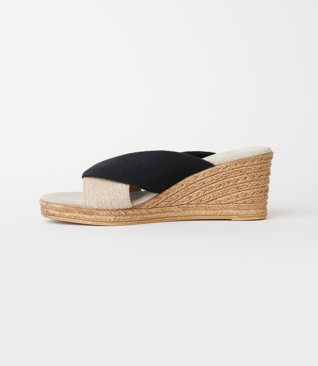 Charleston Shoes Porter Two-Tone Wedge Sandals