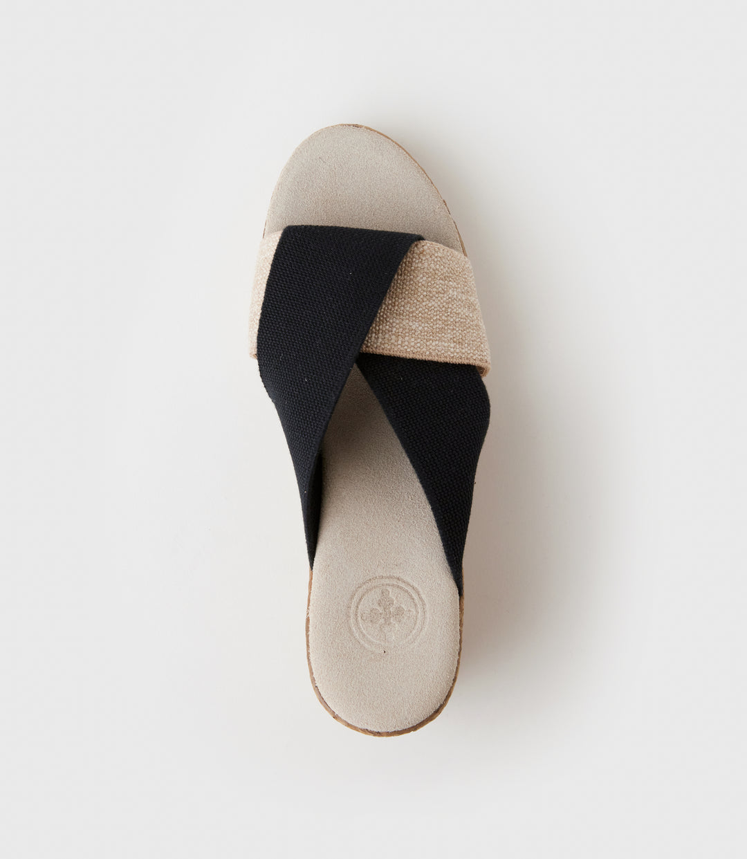 Charleston Shoes Porter Two-Tone Wedge Sandals