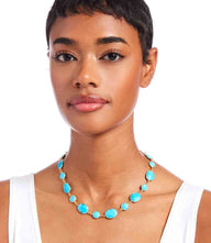 Gemstone Bezel Necklace