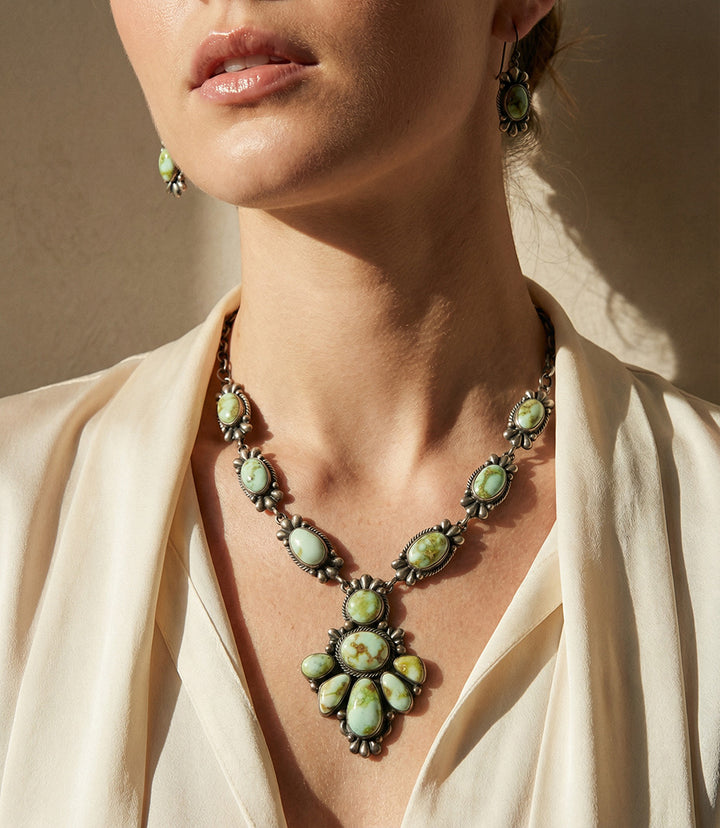 Palomino Turquoise Necklace And Earring Set