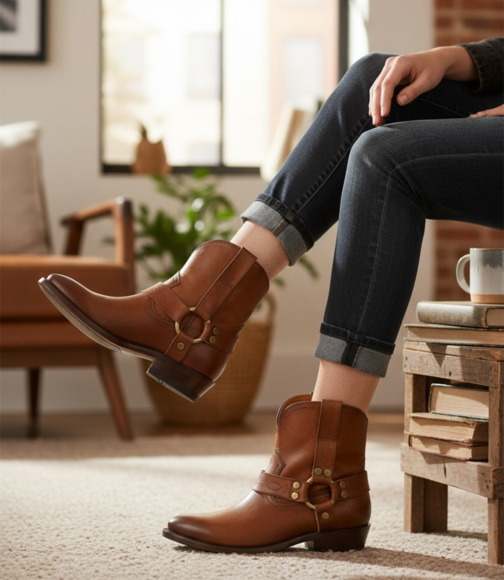 Frye Billy Short Harness Boots