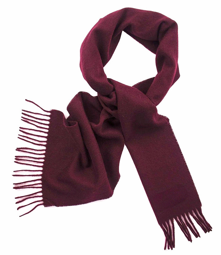 Merino Wool Fringed Scarf