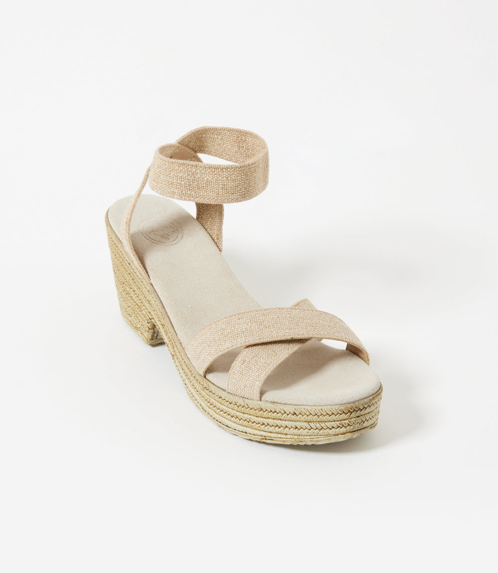 Charleston Shoe Co. Angela Ankle Wrap Sandals