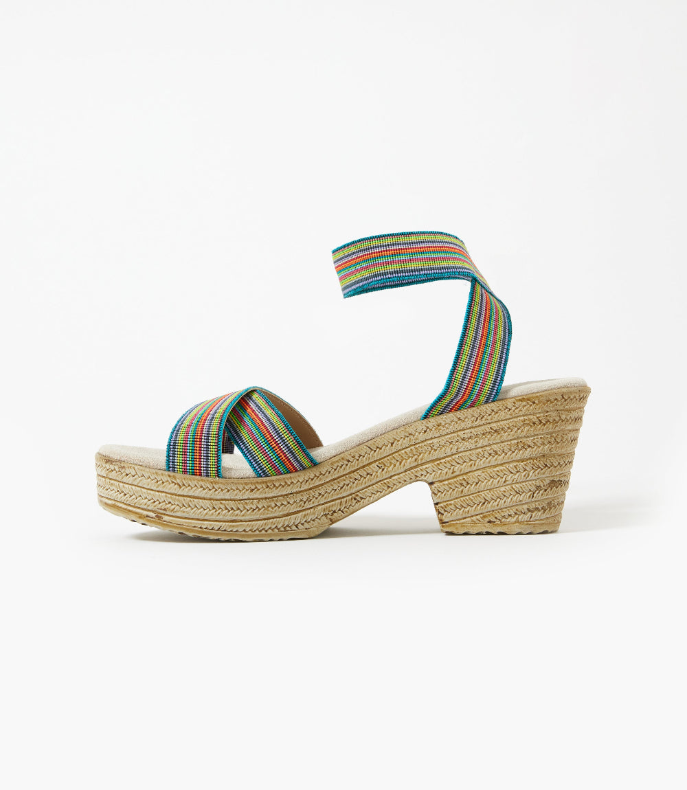 Charleston Shoe Co. Angela Ankle Wrap Sandals