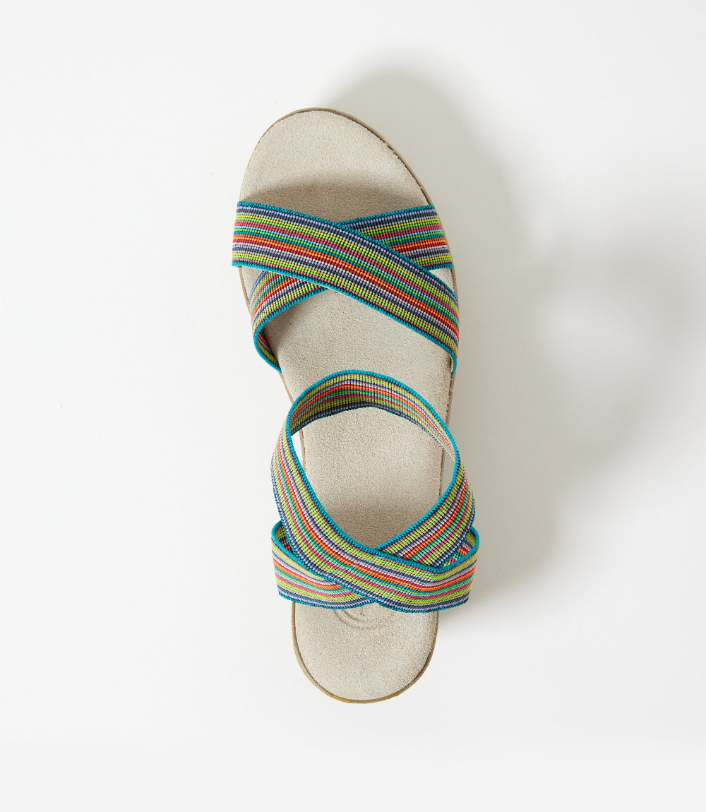 Charleston Shoe Co. Angela Ankle Wrap Sandals