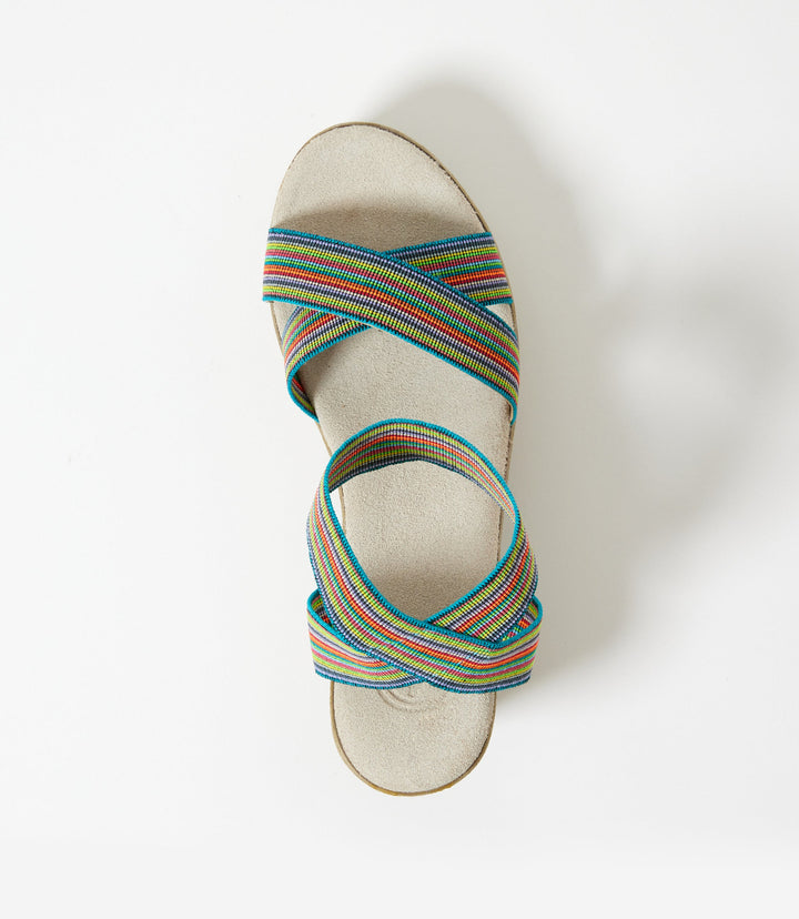 Charleston Shoe Co. Angela Ankle Wrap Sandals