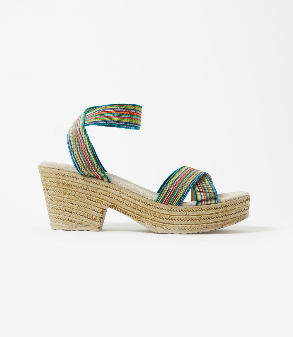 Charleston Shoe Co. Angela Ankle Wrap Sandals