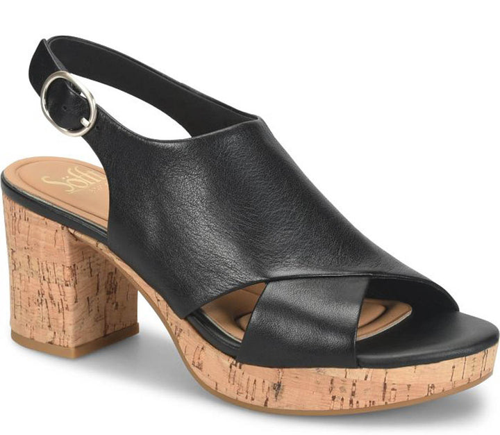 Sofft Liv Criss-Cross Leather Sandals