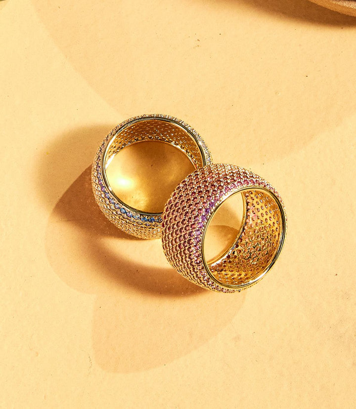 Colorful Crystal Ring