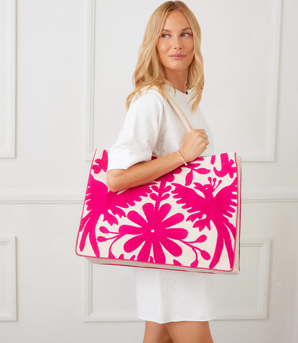 Embroidered Tote Bag