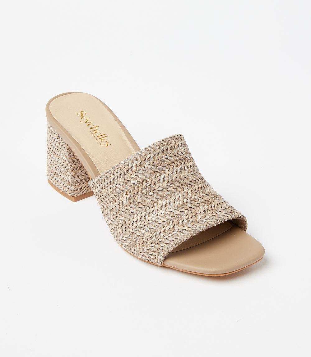 Shell Heels T18339 Wanderlust Womens Stretch Fit Wedge Sandal TAUPE / M / 9 Women's Slide Sandals Shell Heels T18339 Wanderlust Womens Stretch Fit Wedge Sandal TAUPE / M / 9 Women's Slide Sandals