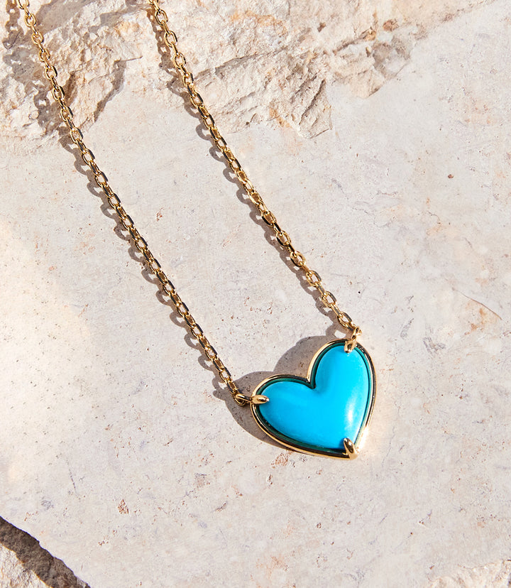 Turquoise Heart Necklace