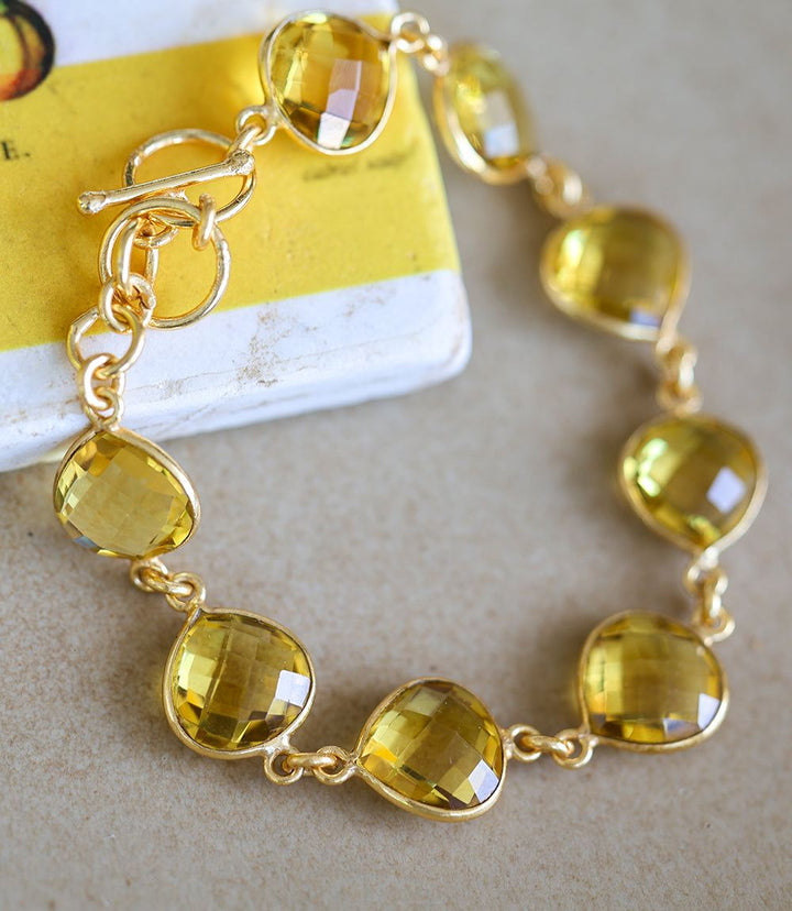 Citrine Quartz Bracelet