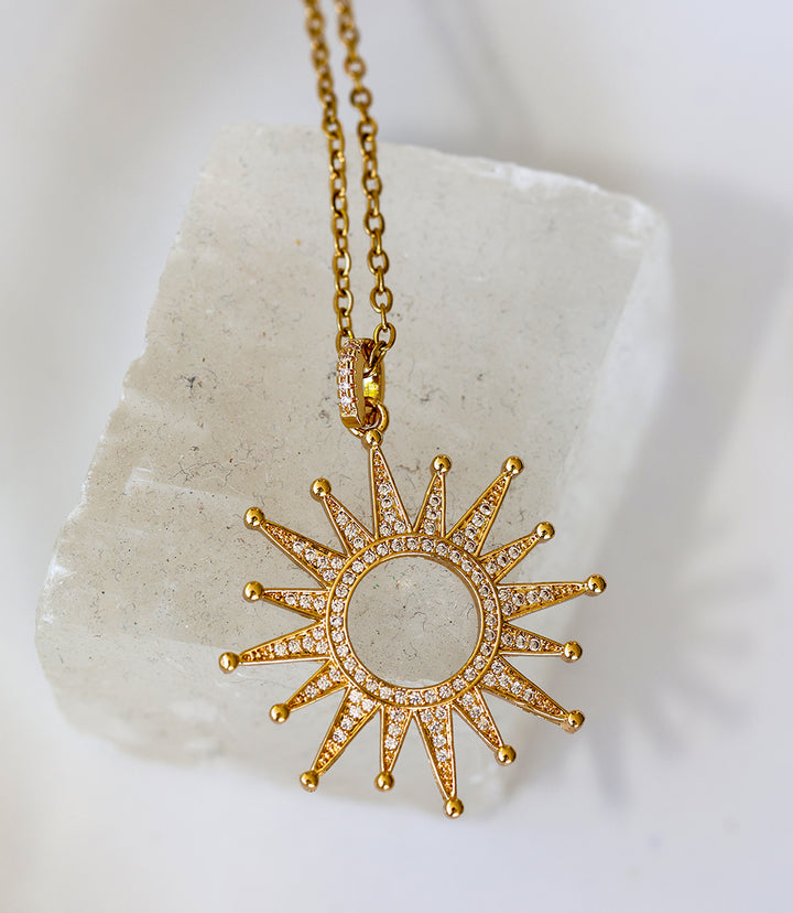 Pavé Starburst Necklace