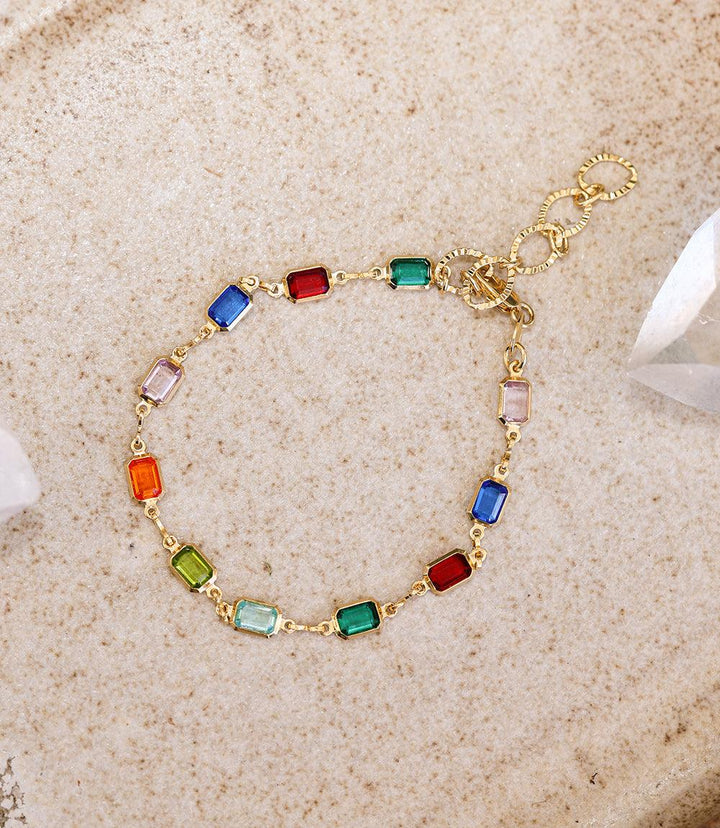 Colorful Gemstone Bracelet