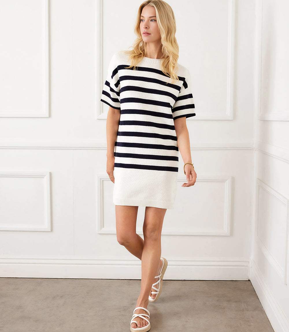 Stripe Sweater Dress