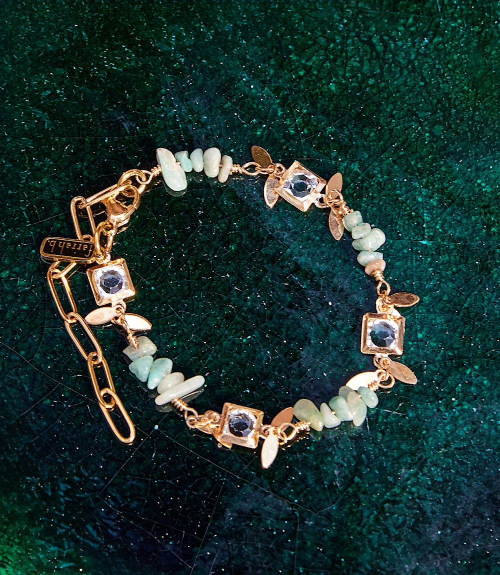 Crystal And Gemstone Bracelet
