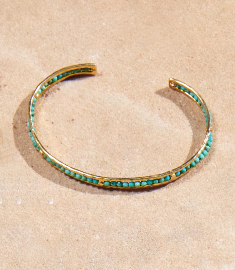Chan Luu Turquoise Bead Bracelet