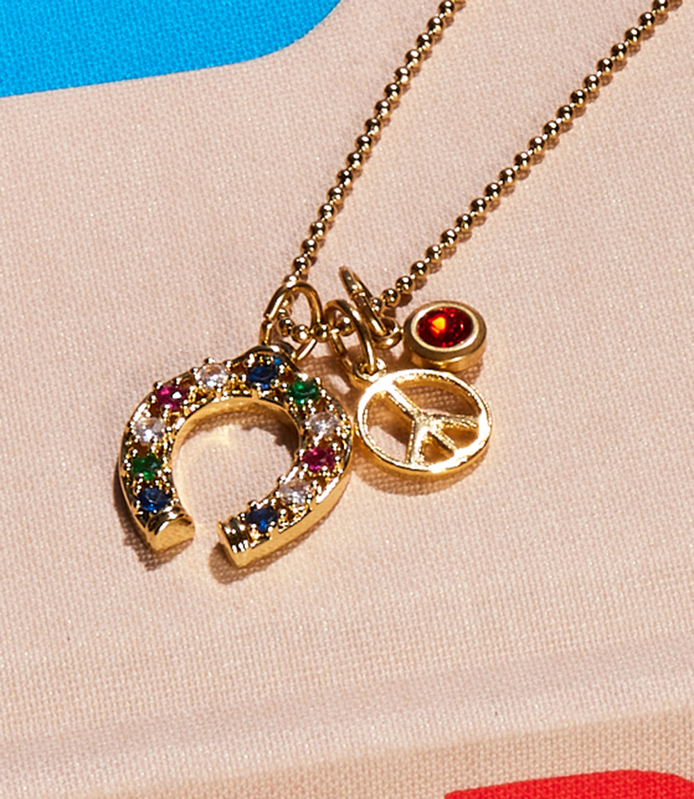 Charm Cluster Necklace