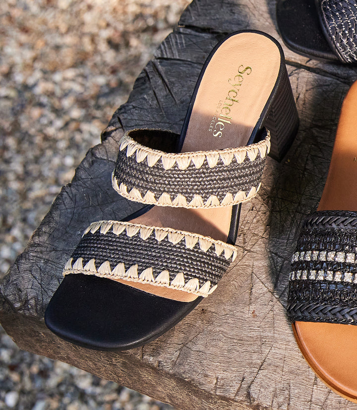 Seychelles Hattie Raffia Heel Sandals