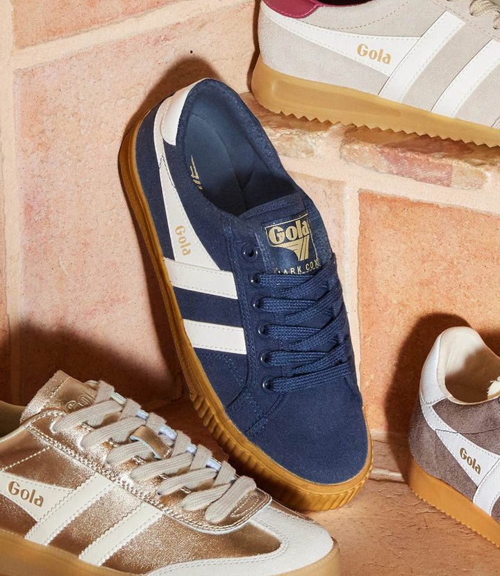 Gola Badminton Suede Plimsoll Sneakers