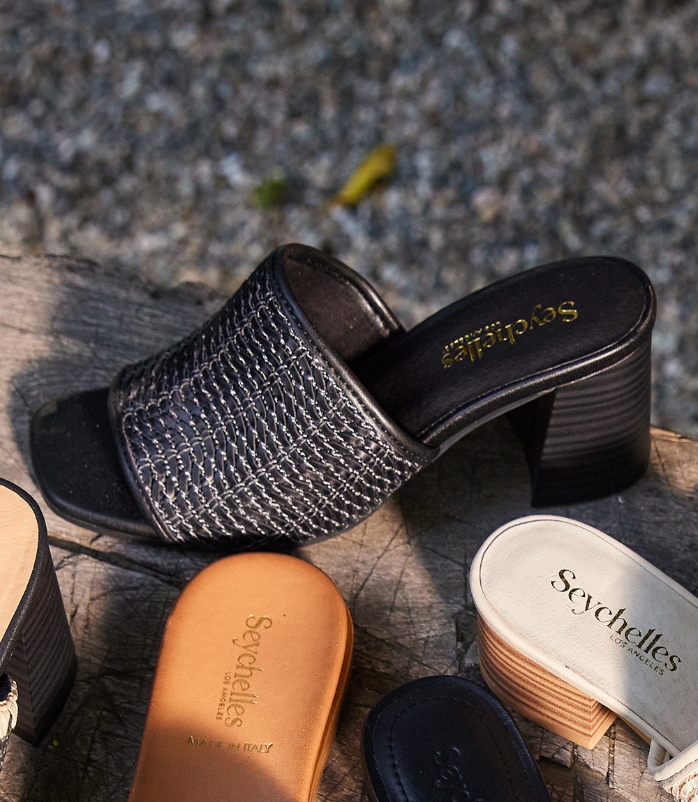 Seychelles Adapt 3 Woven High Heel Sandals