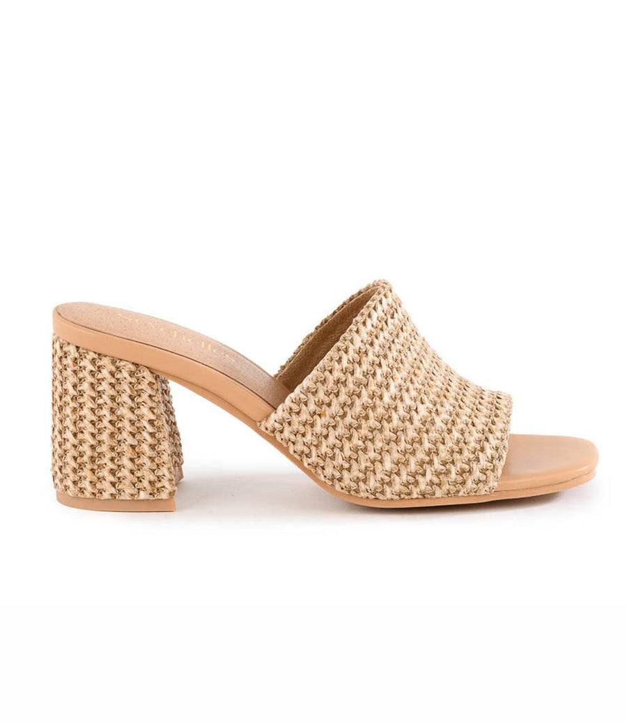 Seychelles Rafia Slides Seychelles Adapt Raffia Heel Sandals - Stylish Woven Heel Shoes – Karen ...