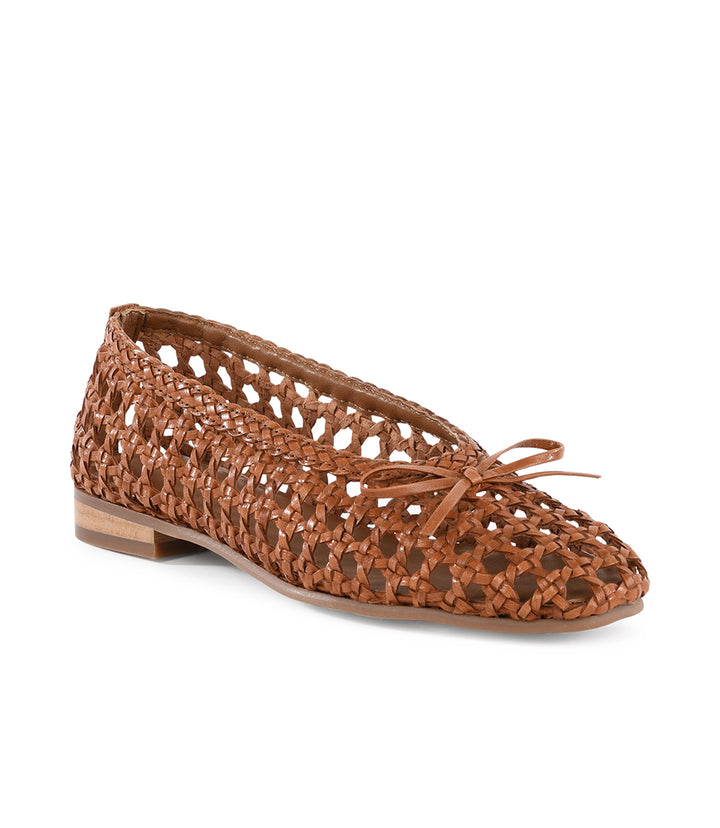 Seychelles Flagstaff Woven Leather Ballet Flats