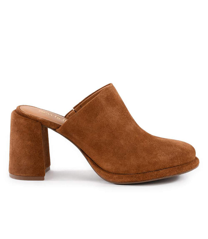 Seychelles Honor Suede High Heel Clogs