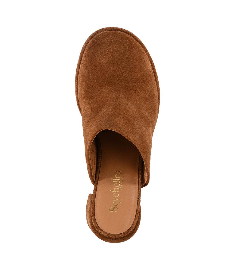 Seychelles Honor Suede High Heel Clogs