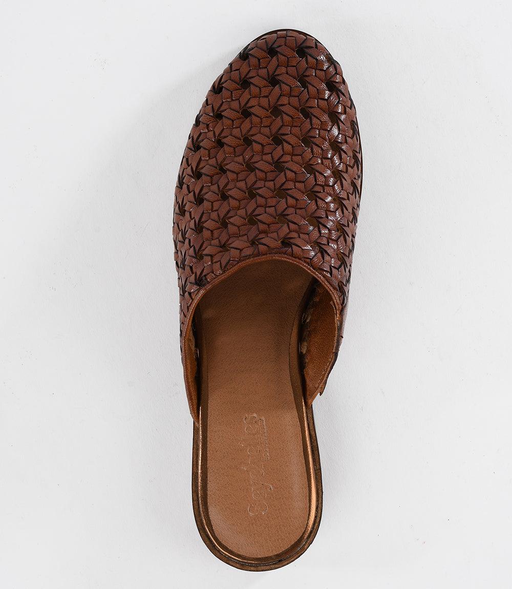 Seychelles Meet Me Half Way Woven Leather Mules