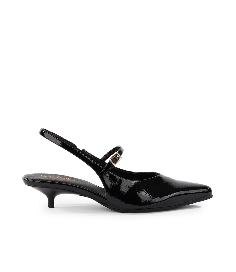 Seychelles Big Screen Slingback Kitten Heels