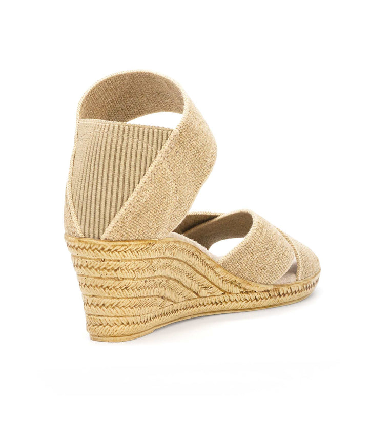 Cannon Espadrille Wedge Linen Sandals