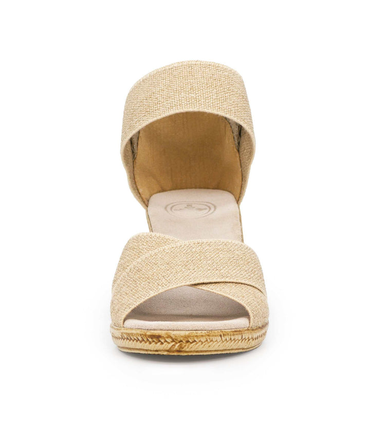 Cannon Espadrille Wedge Linen Sandals