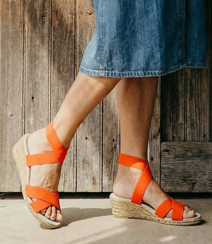 Amelia Espadrille Wedge Sandals