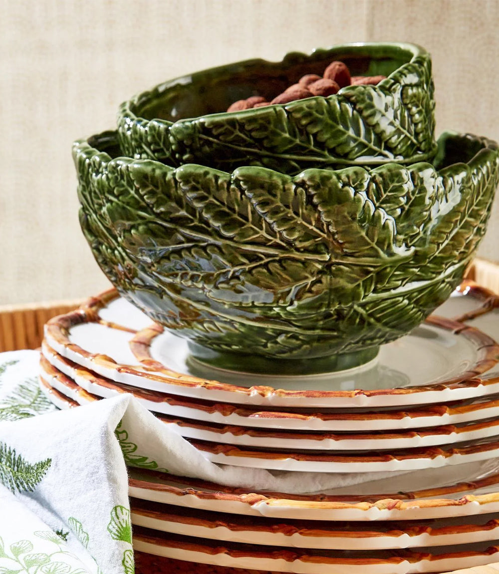 Fern Leaf Bowls, Set Of 2