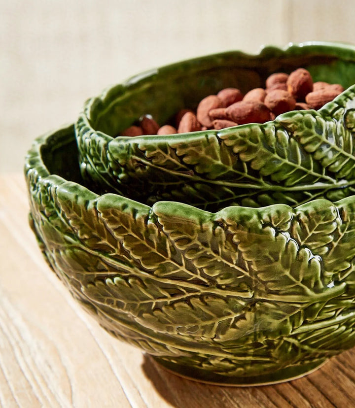 Fern Leaf Bowls, Set Of 2
