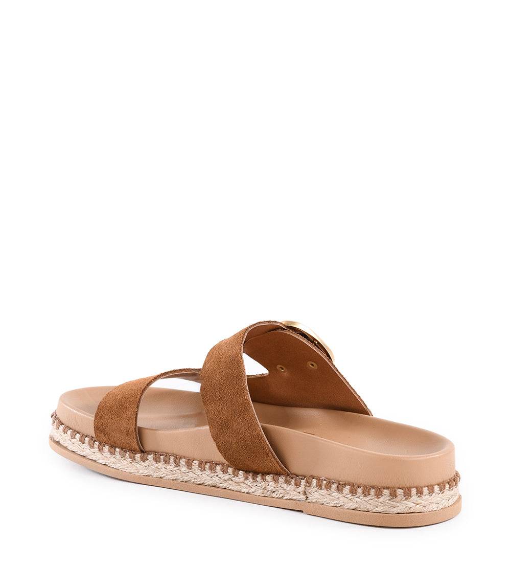 Getaway Buckle Slip On Sandals