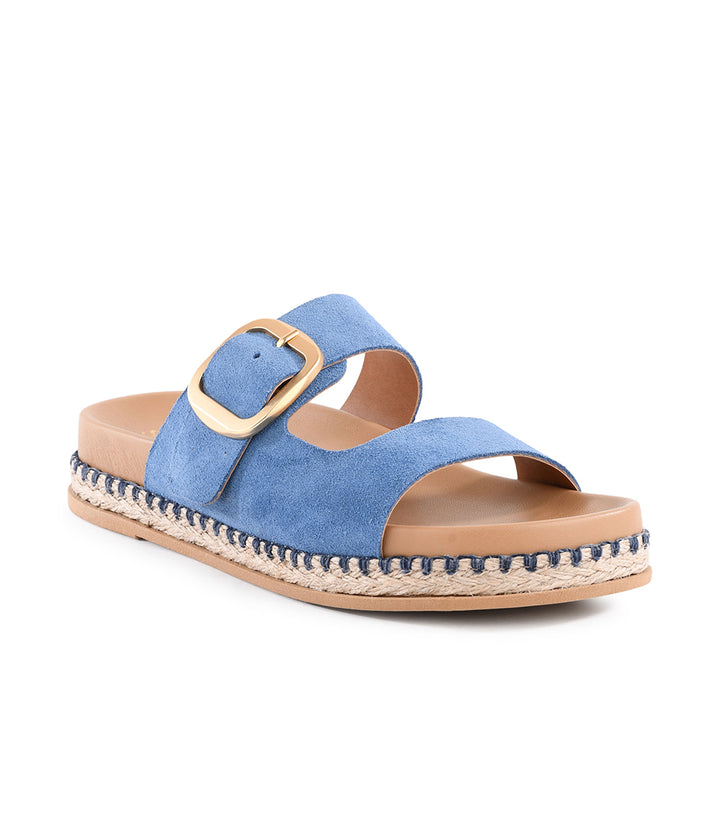 Getaway Buckle Slip On Sandals