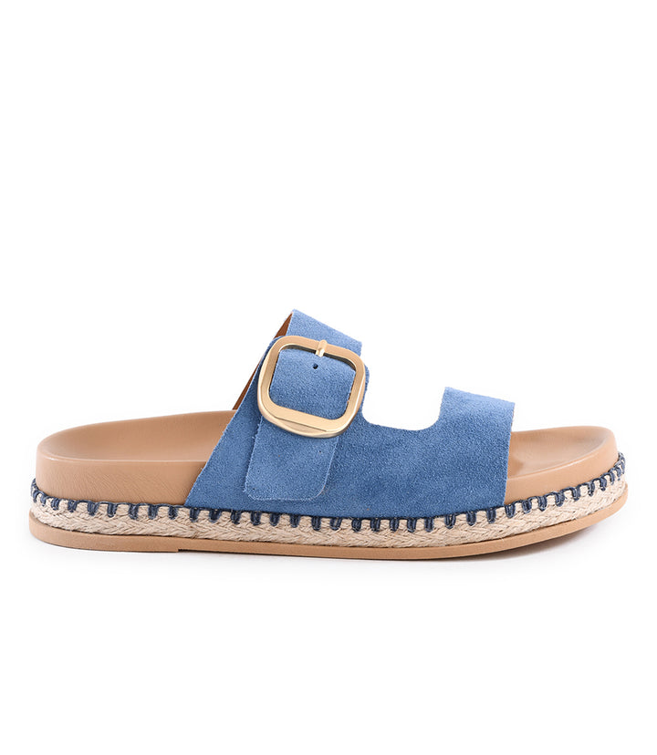 Getaway Buckle Slip On Sandals